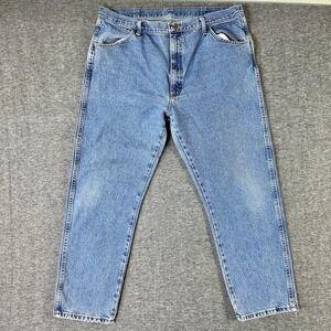 Rustler Jeans Men's Size 40x32 Blue Denim Straight Leg Western Cowboy Workwear